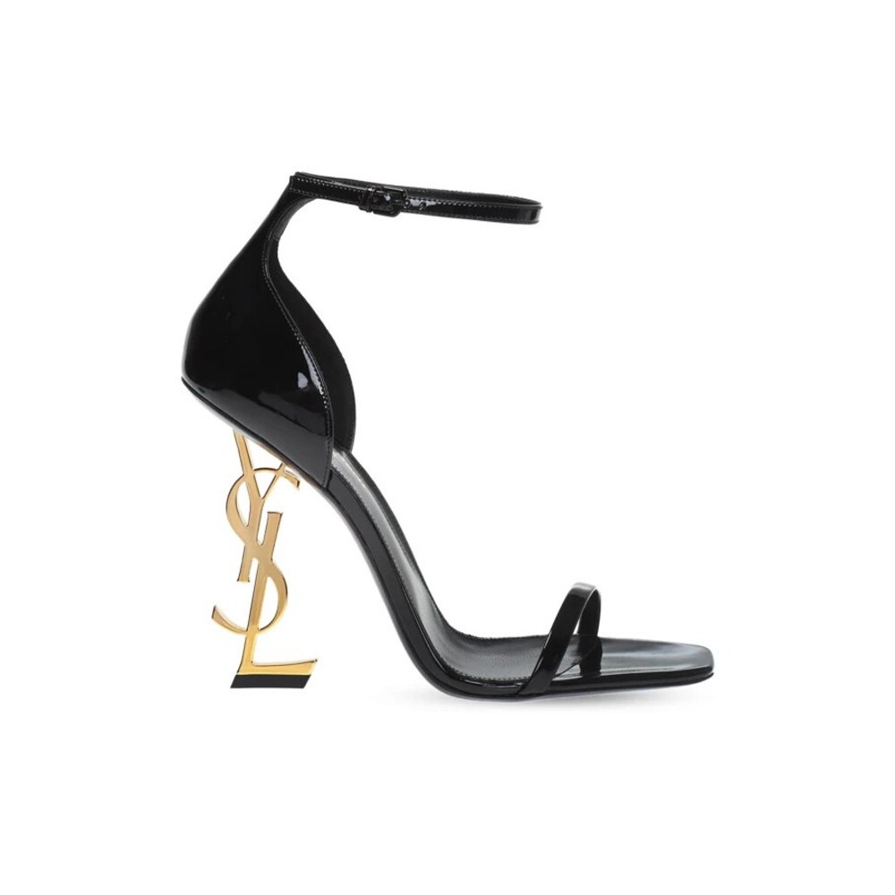 Saint Laurent Opyum Sandals US 9 EU 39 Womens Black Patent Leather $1500 - Picture 14 of 14